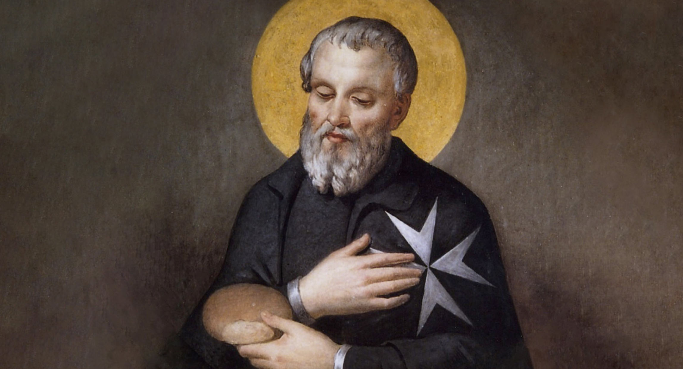 Portret blaženog Gerarda de Martigues, osnivača Suverenog malteškog viteškog reda.